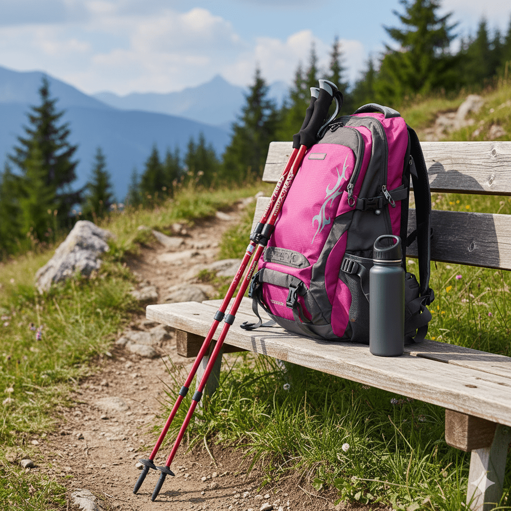 Adjustable Hiking Poles | Lightweight Trekking Sticks