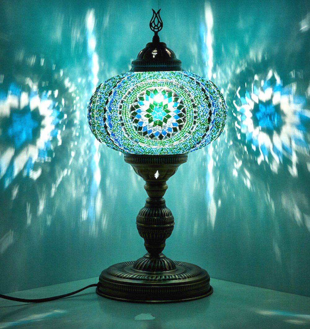 *HANDMADE* MOSAIC TABLE LAMP