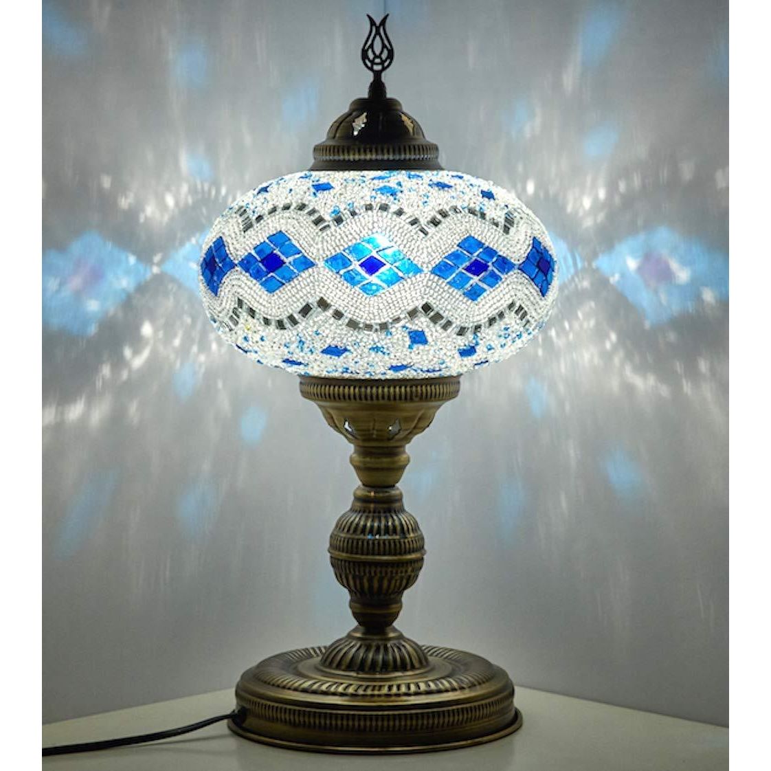 *HANDMADE* MOSAIC TABLE LAMP