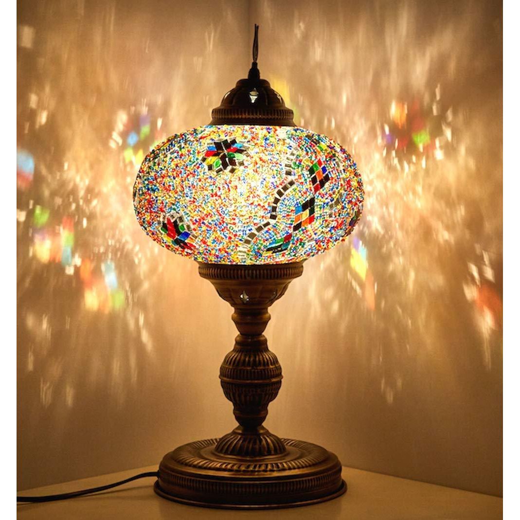 *HANDMADE* MOSAIC TABLE LAMP