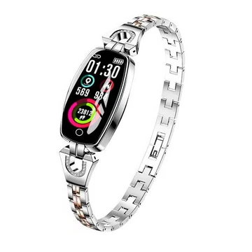 Waterproof Smart Fitness Bracelet w/ HR & BP Monitor For Women